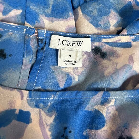J. Crew Factory Long Sleeve Top Pink Blue Small - Picture 3 of 4
